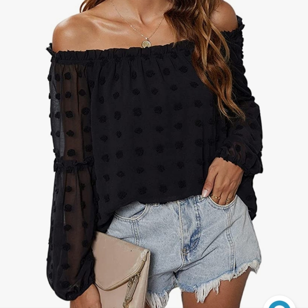 Off the shoulder blouse